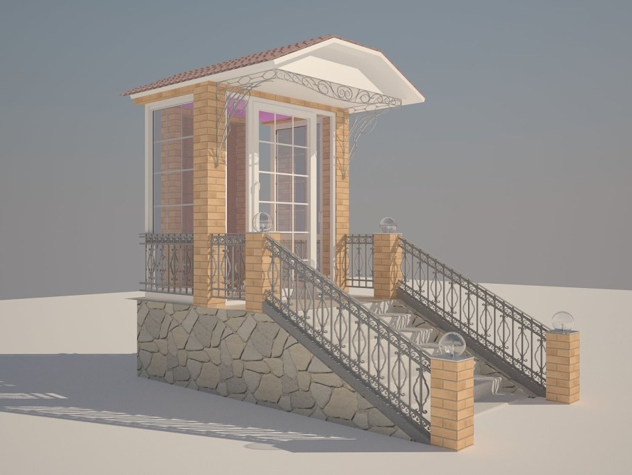 Входная группа для чатногодома