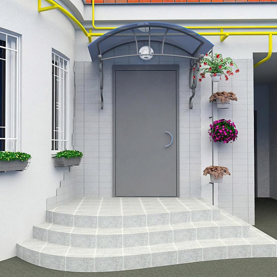 Входная группа в коттедж