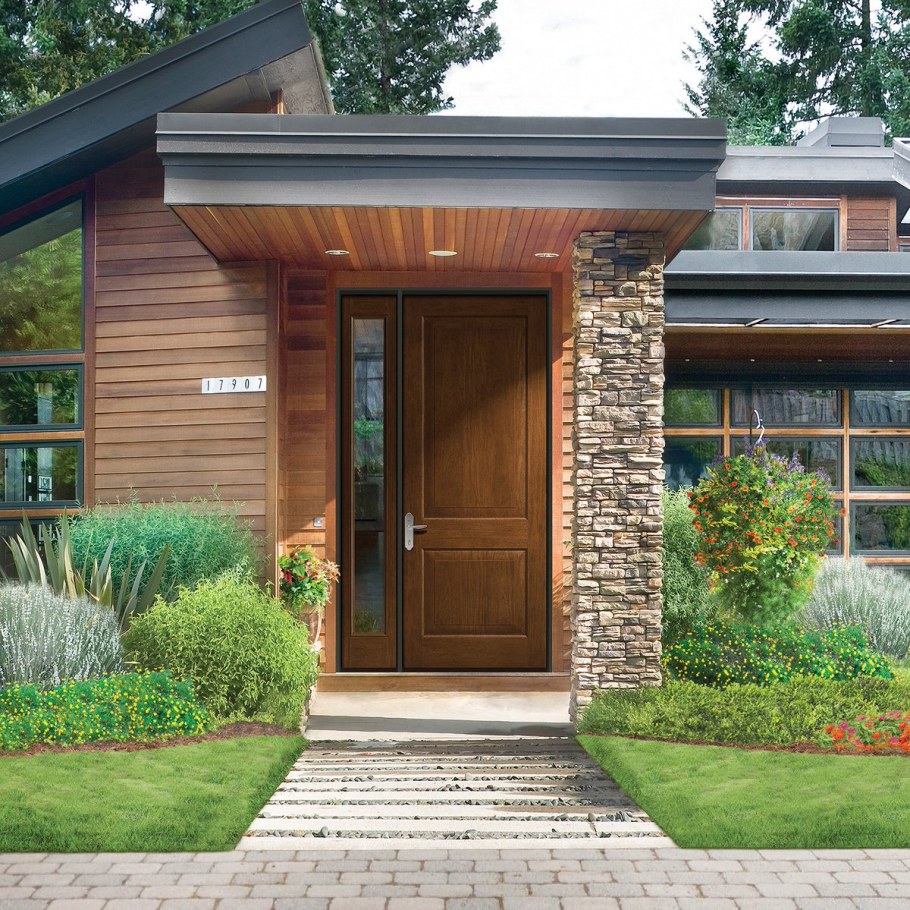 Входная группа загородного дома