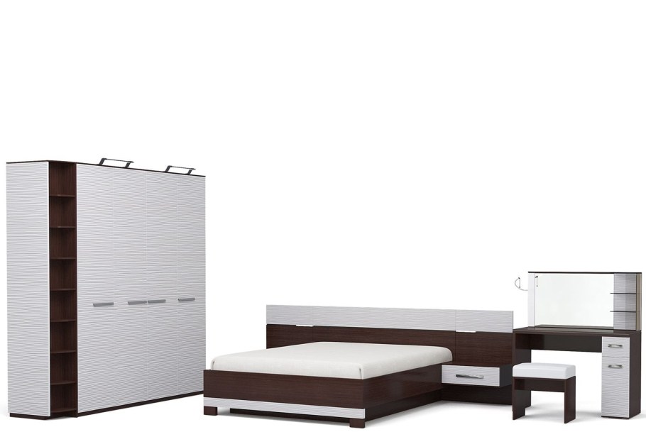 Спальный гарнитур со шкафом купе