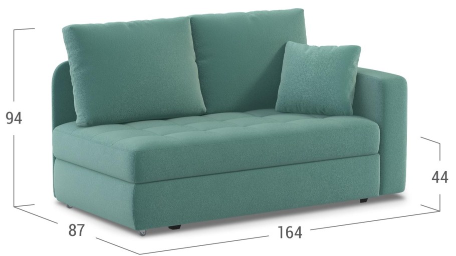 Диван прямой еврокнижка Менли 122