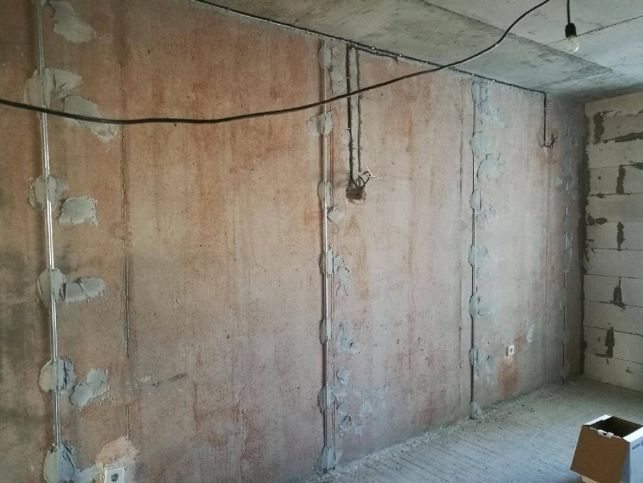 Штукатурка стен черновая отделка