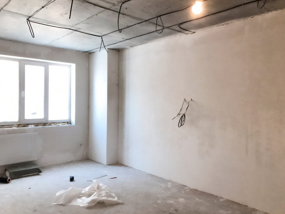 Штукатурка бетонного потолка