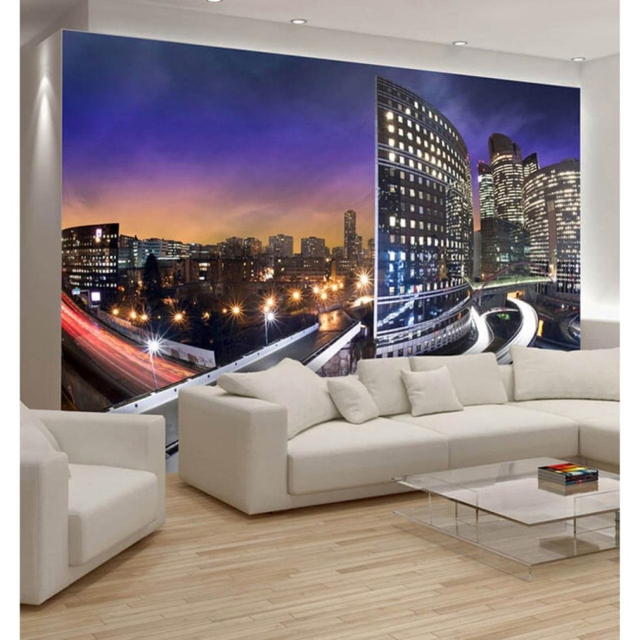 Гостиная с фотообоями