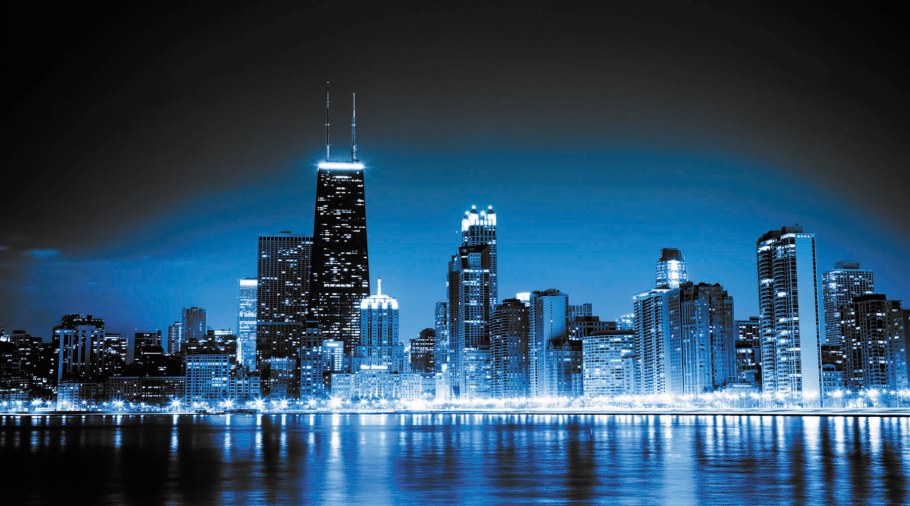 Фотообои город