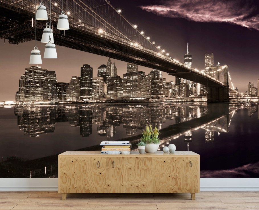 Фотообои ночной Манхеттен