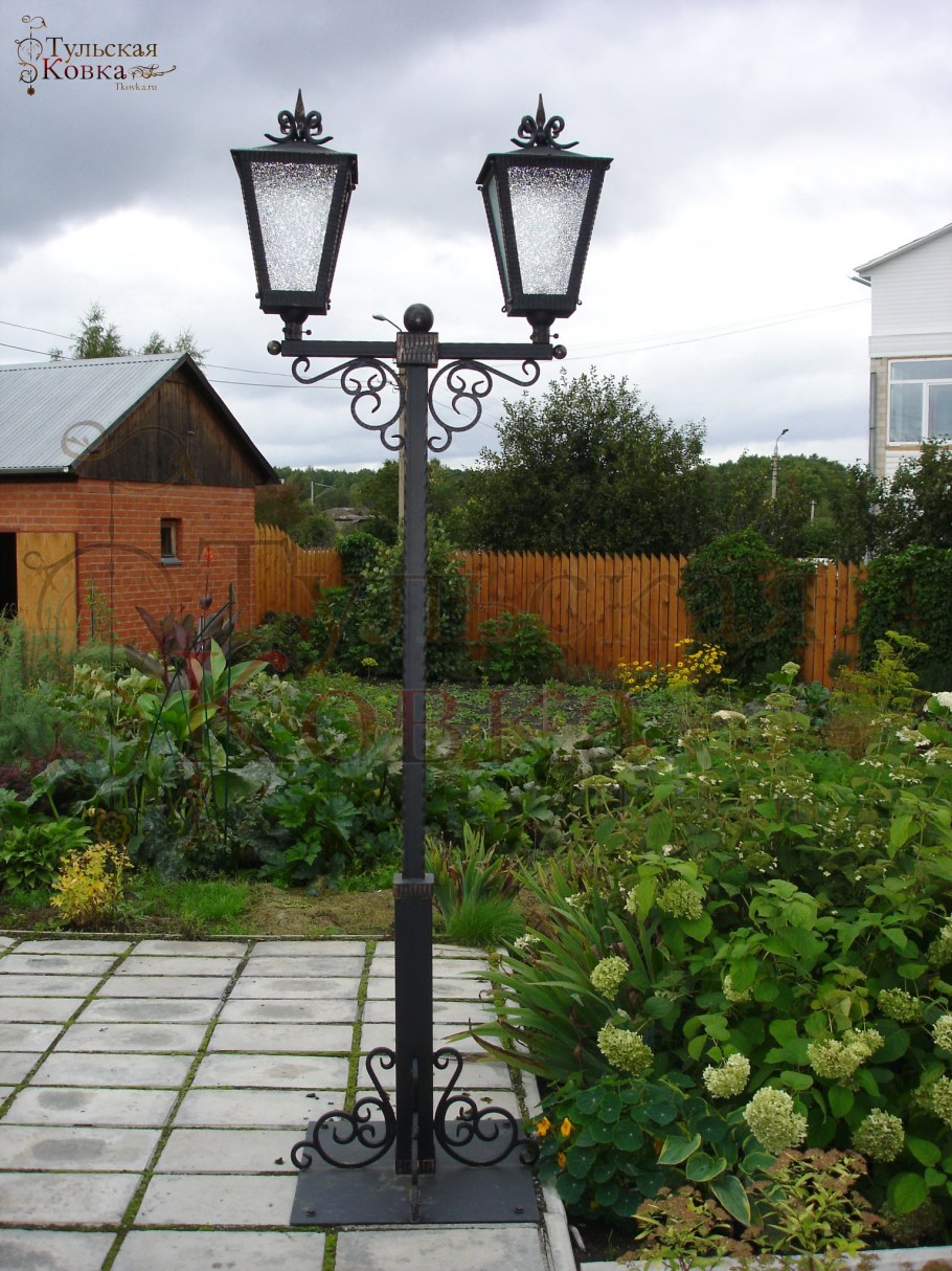 Кованые фонари уличные