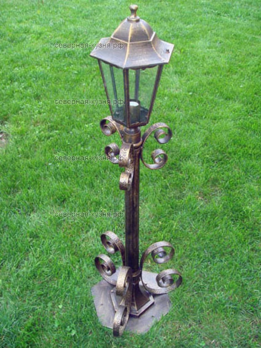 Холодная ковка фонарь