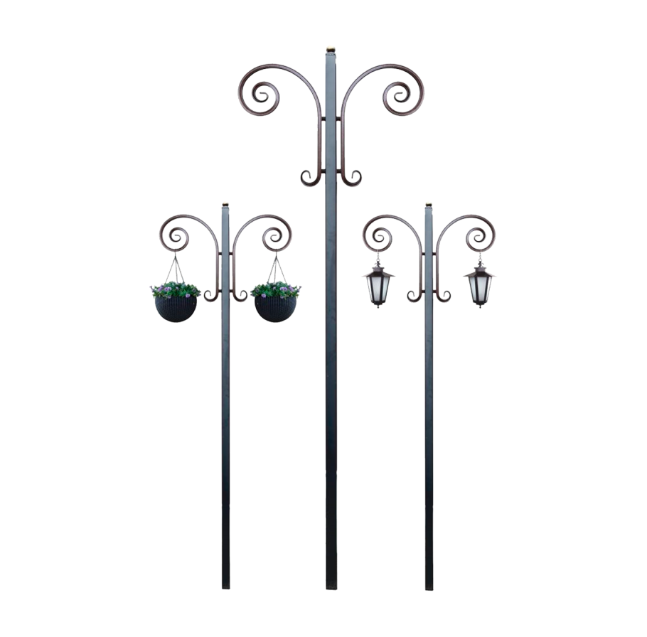 Столб декоративный металлический