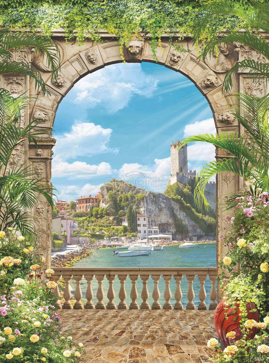 Фрески Апплико горы