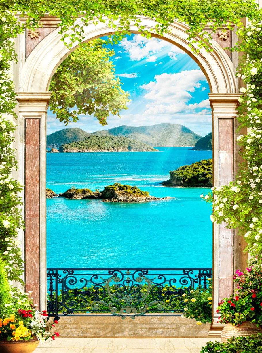 Панно с арками