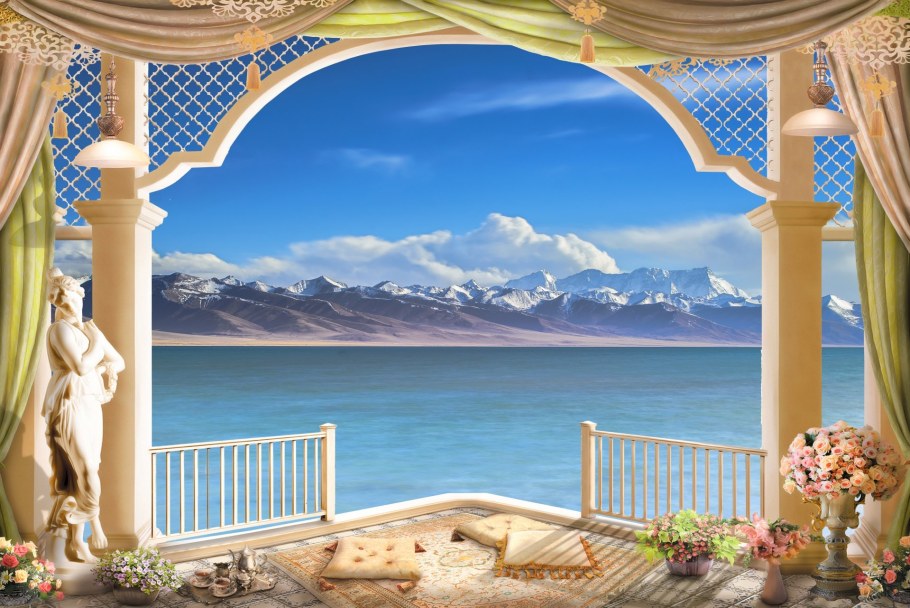 Фреска вид с террасы