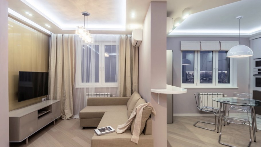 Кухня гостиная в хрущевке