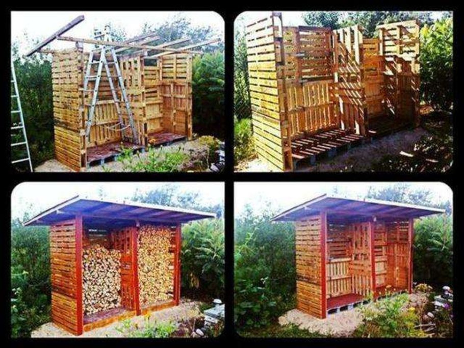 Мебель из палетт для двора