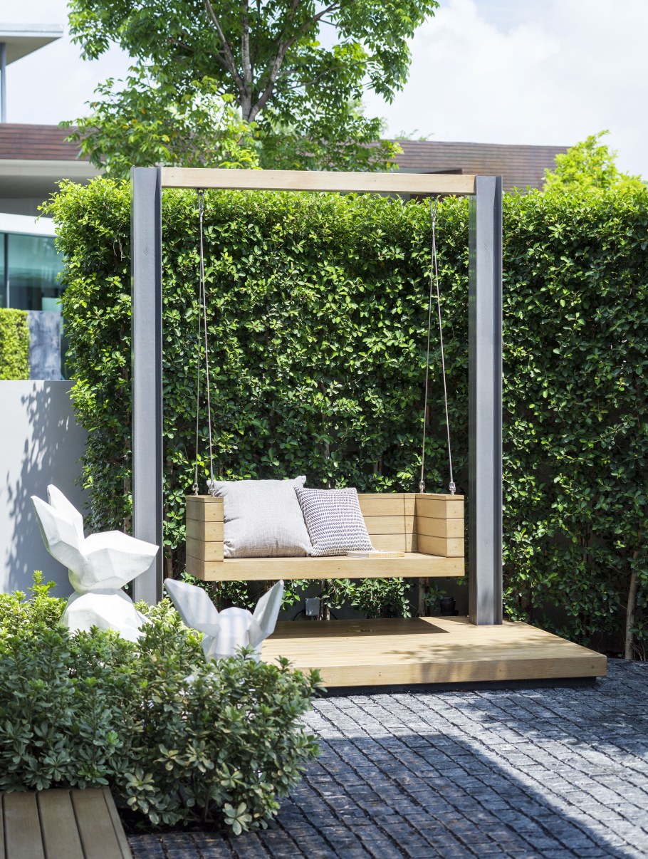 Пергола скамейка патио