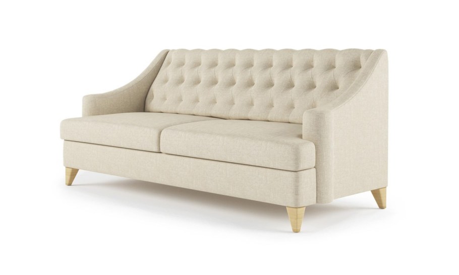 Квадро-2 угловой диван с баром, с пуфиками и столиком в подлокотниках