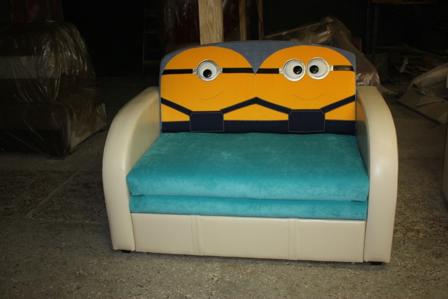 Диван книжка классика д 120 шенилл светло коричневый