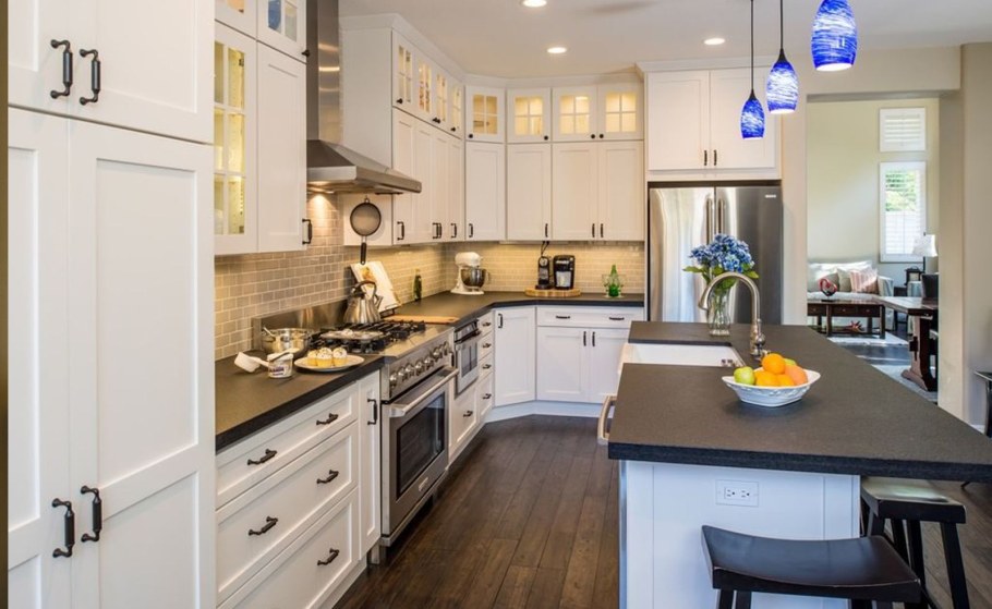 Планировка кухни буквой г