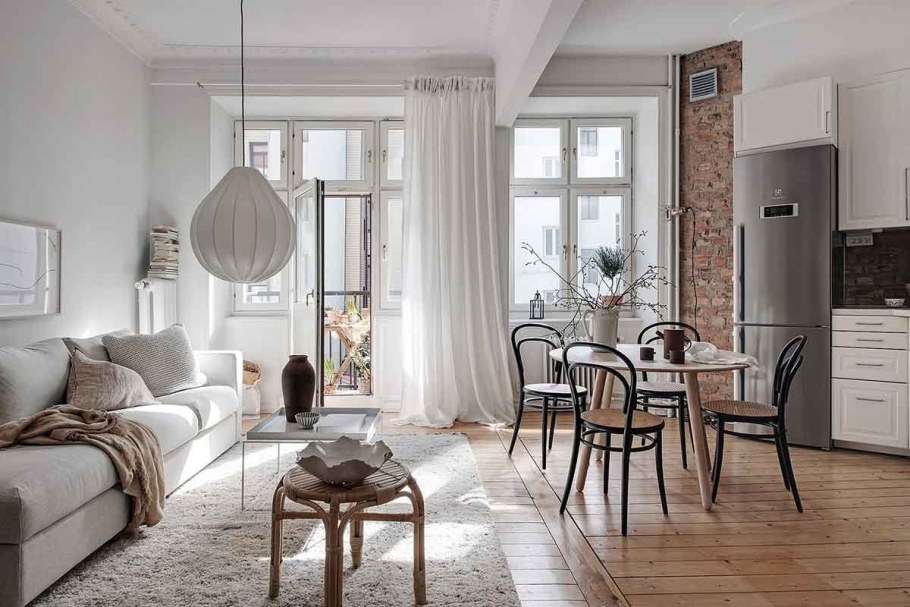 Отделка квартиры в скандинавском стиле