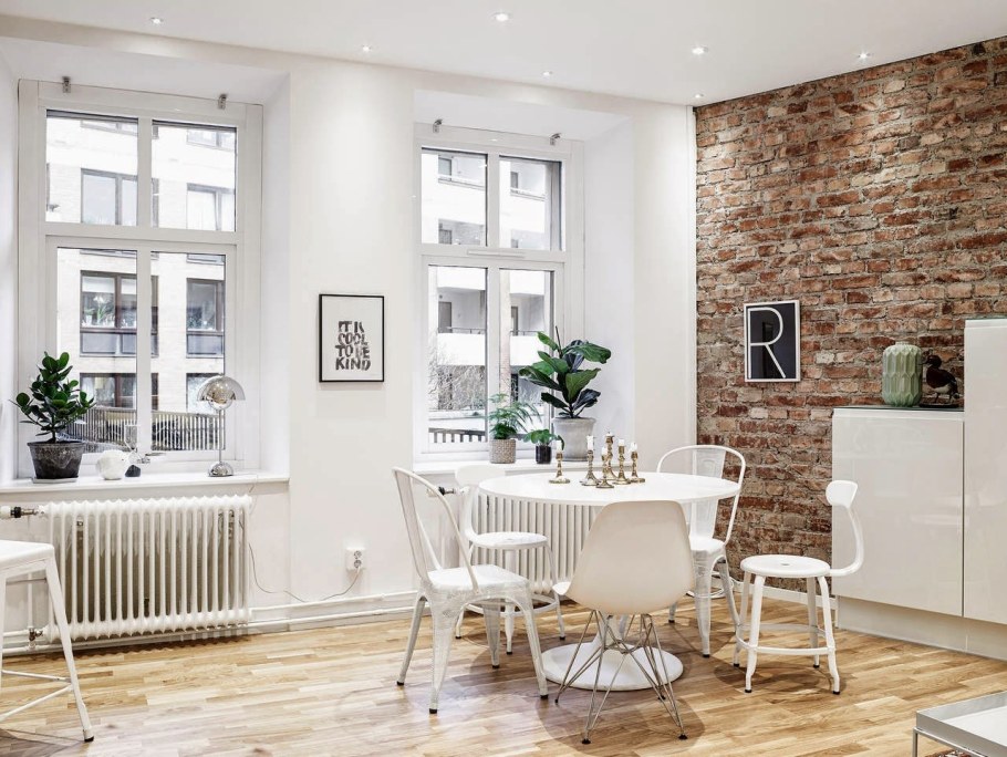 Интерьер однушки в скандинавском стиле