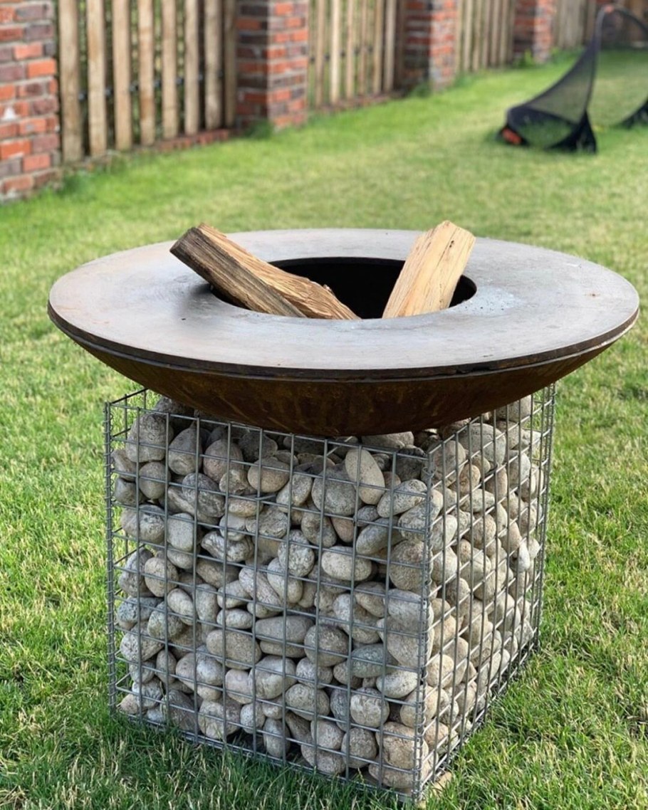 Костровище габион