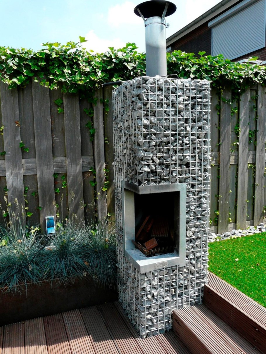 Габион мангал