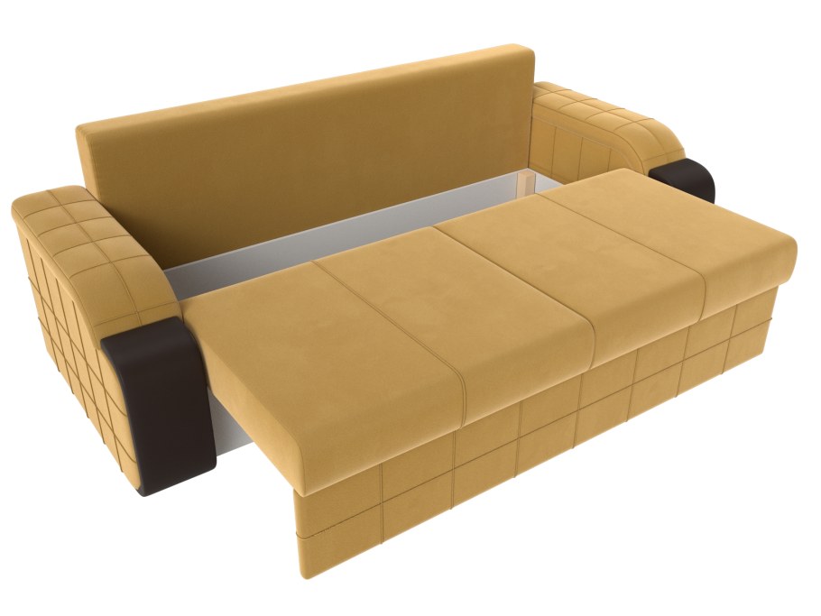 Диван прямой Николь черный