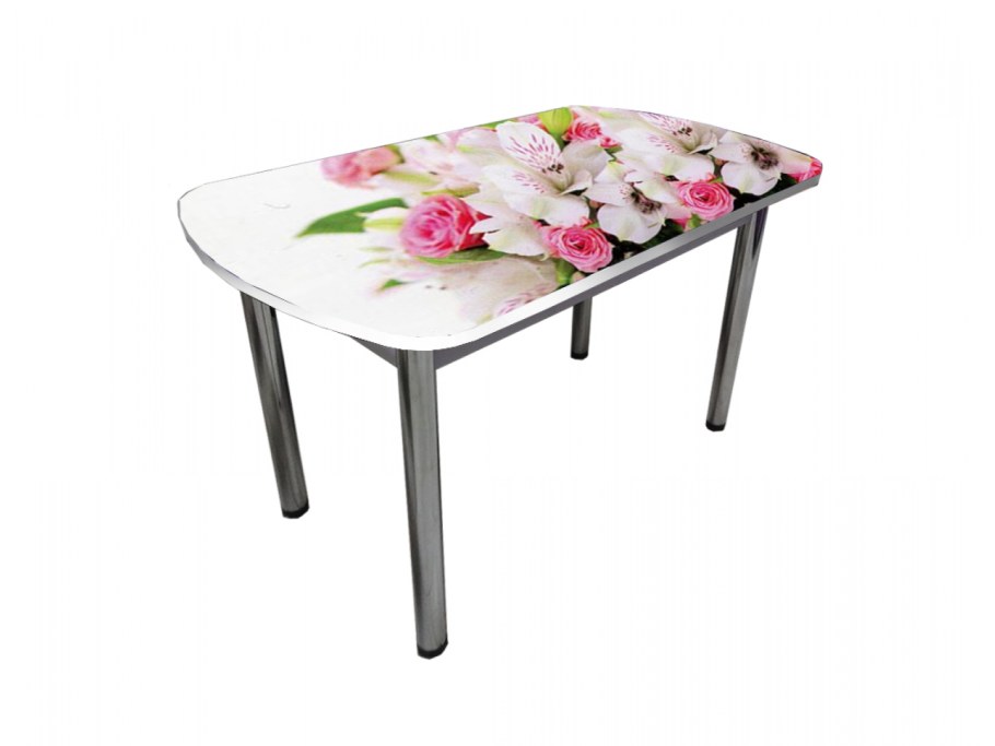 Стол обеденный со стеклом вавилон58 (11001400*700) раздвижной