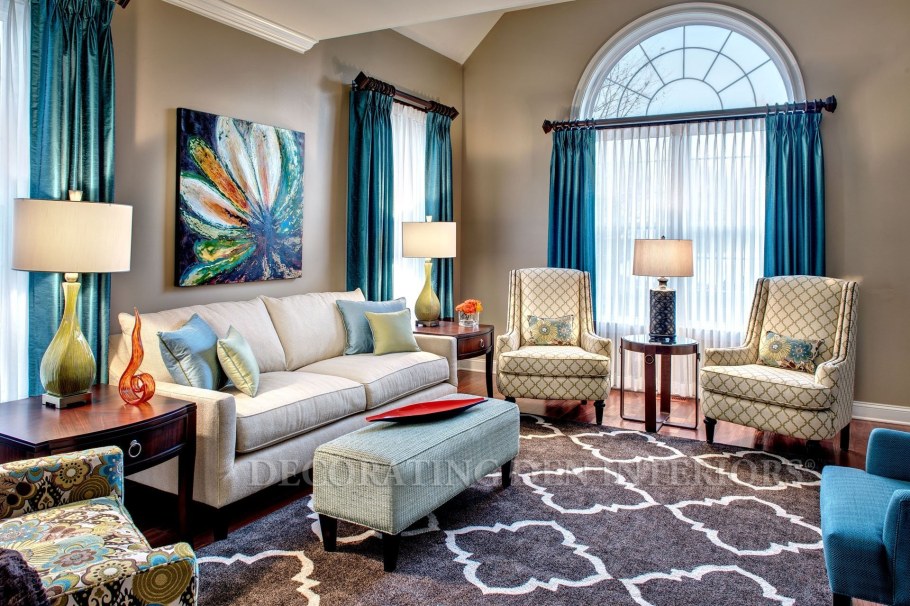 Горчичный цвет в интерьере