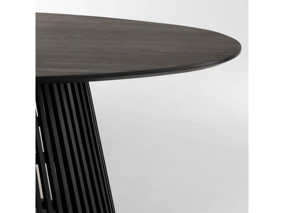 Овальный стол Irune ø200x120 черный