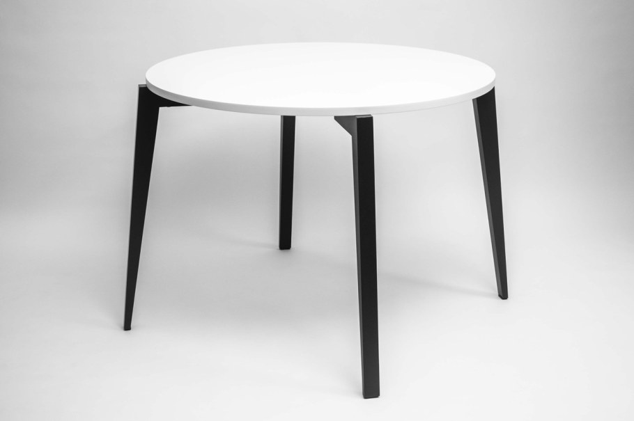 Обеденный стол unika Täby White 90 дуб