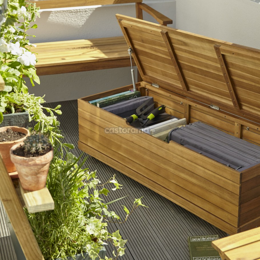 Скамья-бокс Садовая Blooma Denia, Акация 46 х 115.8 х 36.2 см
