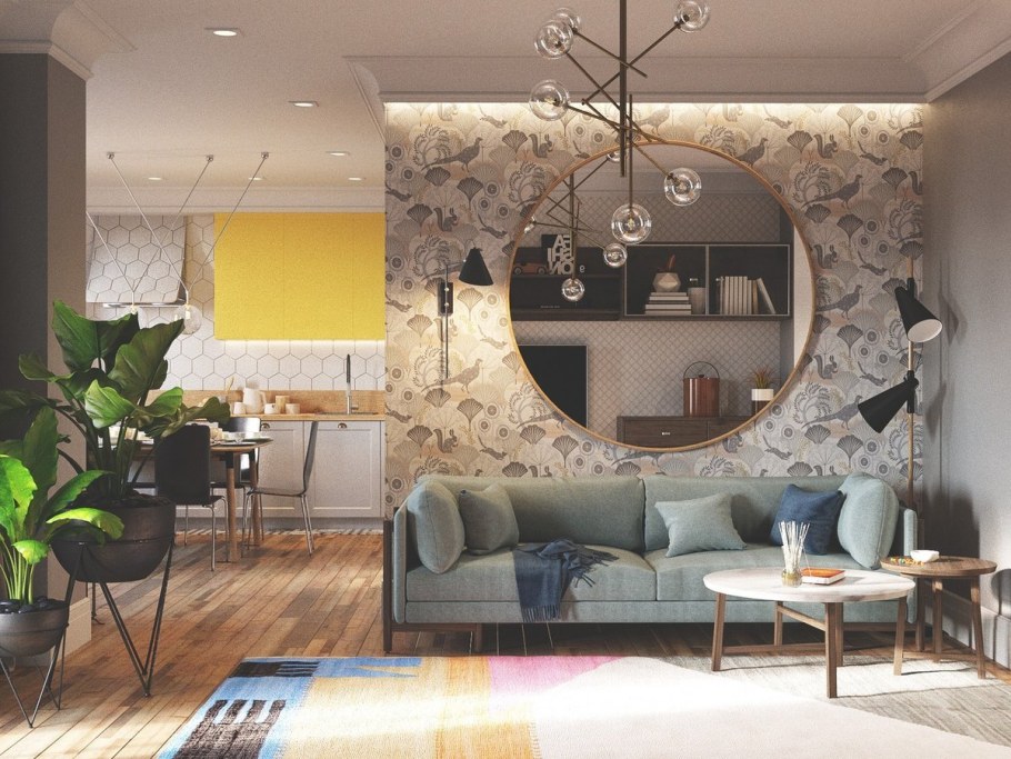 Стильный интерьер гостиной