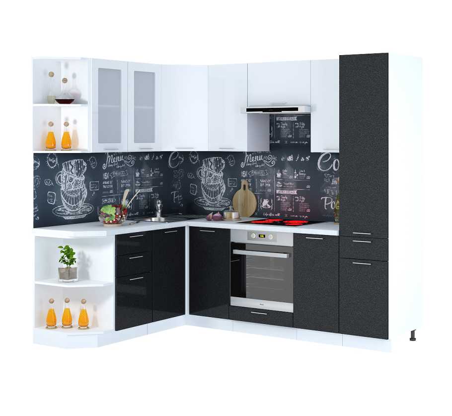 Кухня Валерия угловая Сурская мебель