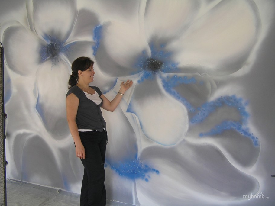 Роспись по сырой штукатурке