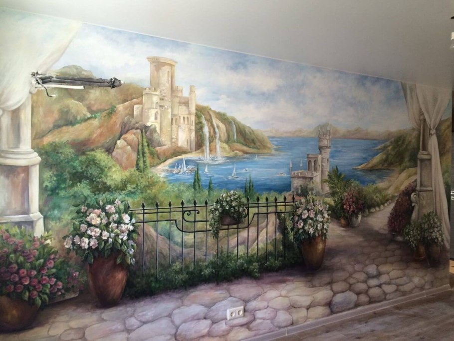 Декоративная живопись на стенах