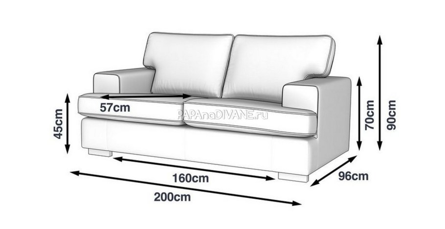 Диван аккордеон Коломбо 100