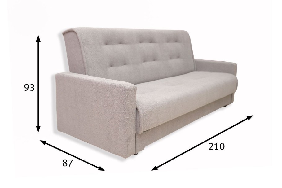 Диван-книжка 210х940 габариты