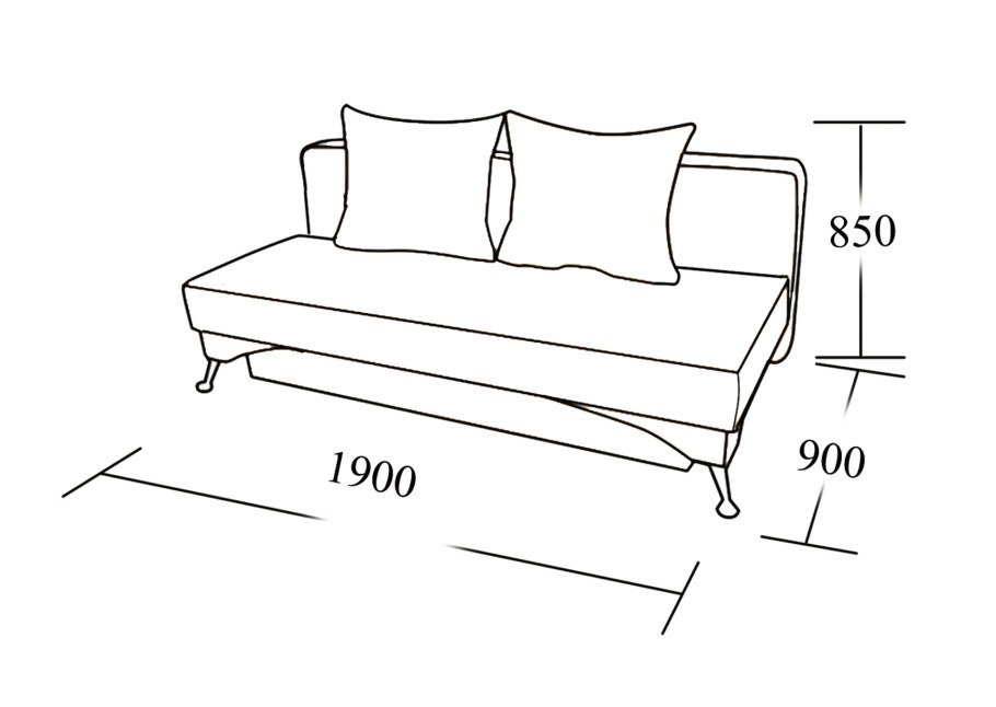 Скандинавские диваны с раскладушкой