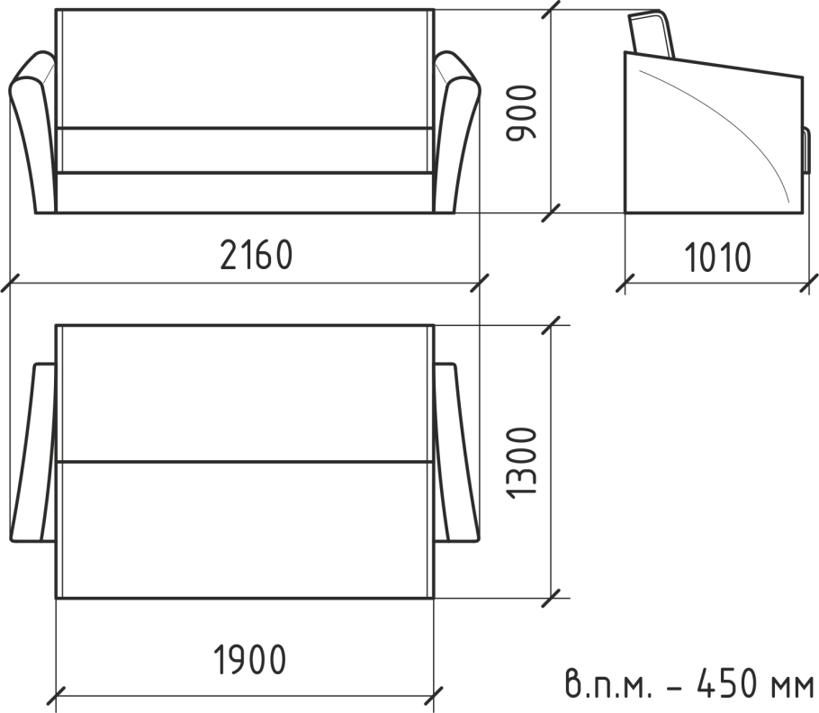 Диван-кровать Дамаск ТД 213
