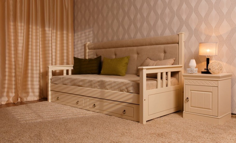 Диван кровать Скандинавия 3-местный из сосны