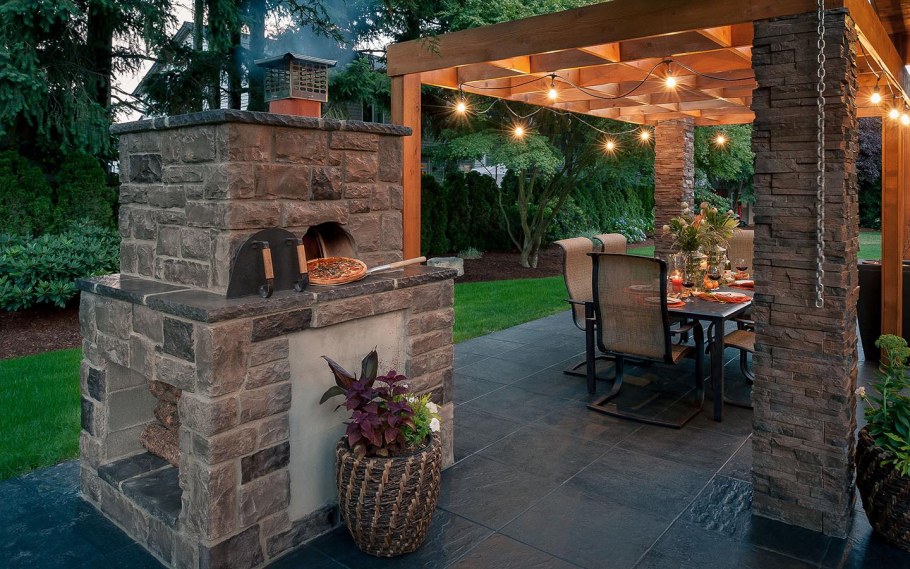 Барбекю на террасе