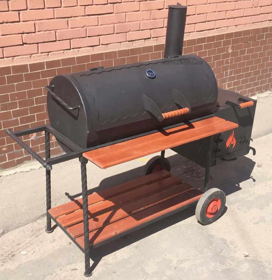 Стойка для мангала из газового баллона