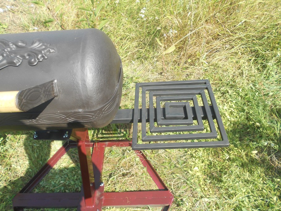 Мангал барбекюшница из газового баллона