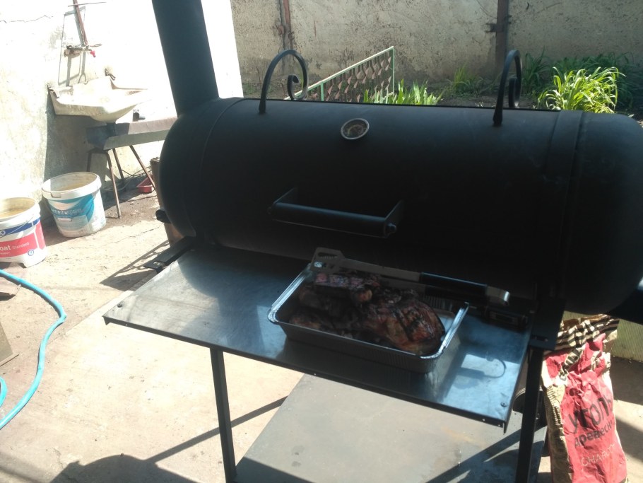 Мангал из газового баллона 50л