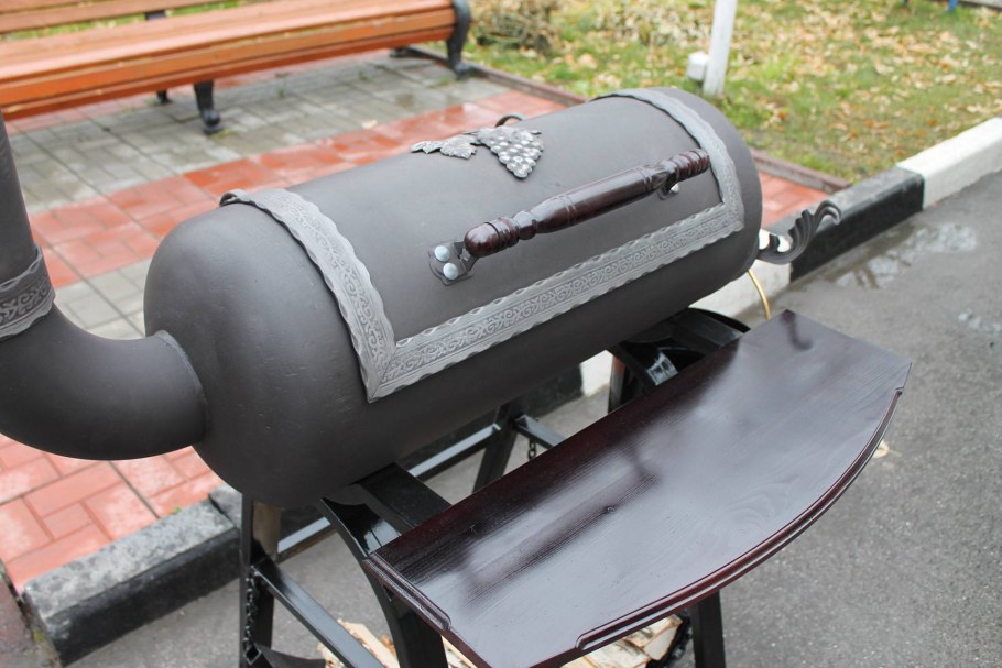 Гриль из газового баллона 50л