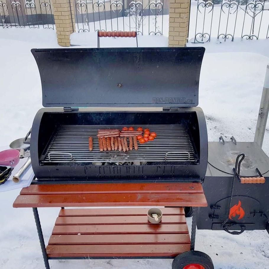 Смокер-гриль из ГАЗ баллона