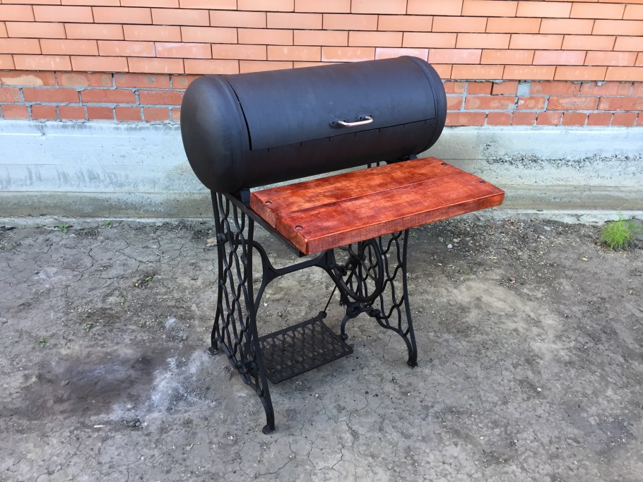 Коптильня из газового баллон на на 27л