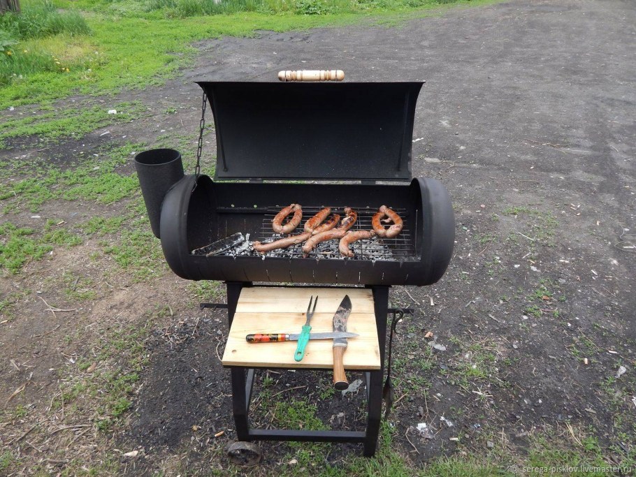 Гриль из газового баллона 50л