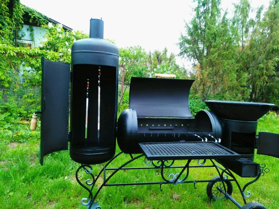 Барбекюшницу из ГАЗ баллона